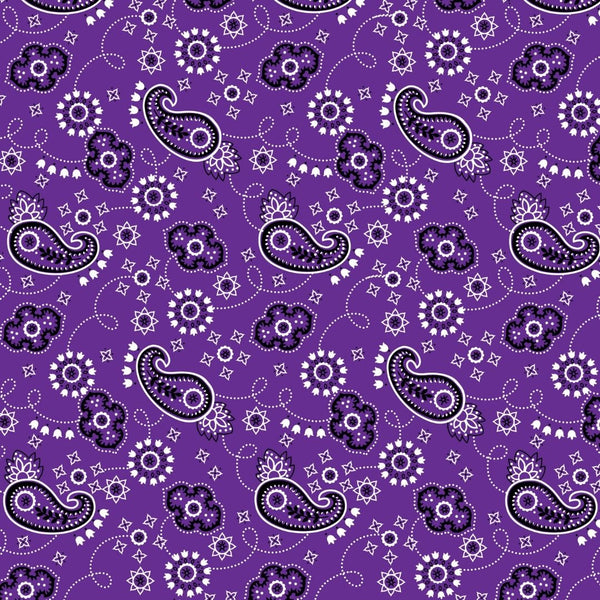 Purple bandana decals for furniture - TenStickers