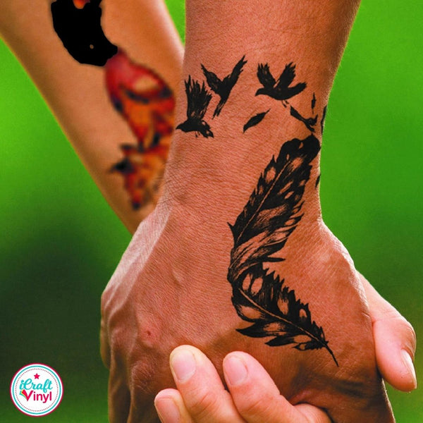 Silhouette Temporary Tattoo Paper