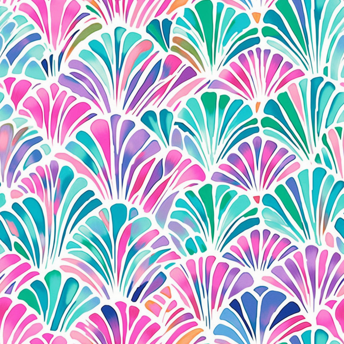 Colorful Seashells 12x12 Patterned Vinyl Sheet – iCraftVinyl