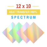 12X 10Heat Transfer Vinyl Sheet HTV Iron on Transfer Material for Vinyl  Cutter