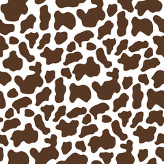 Brown Cow Print Vinyl